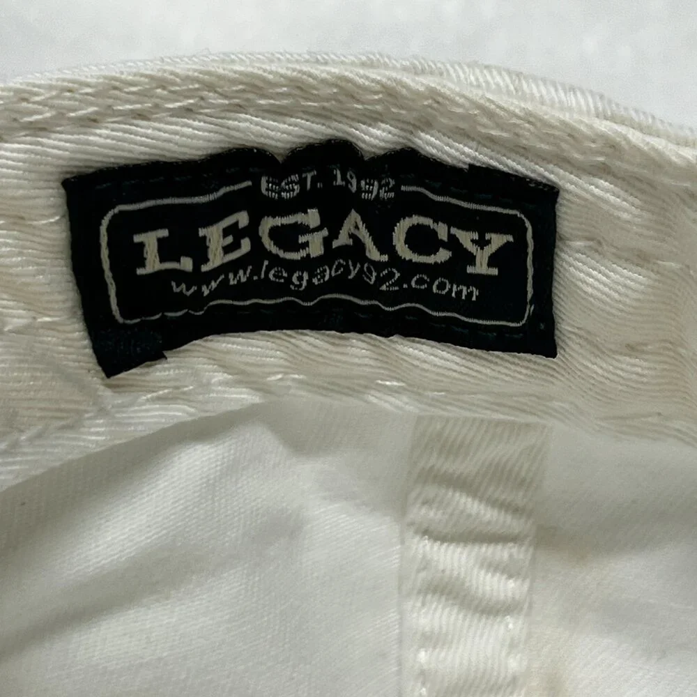 Legacy‎ White BR Fishing Hat White Kids Youth Stretch